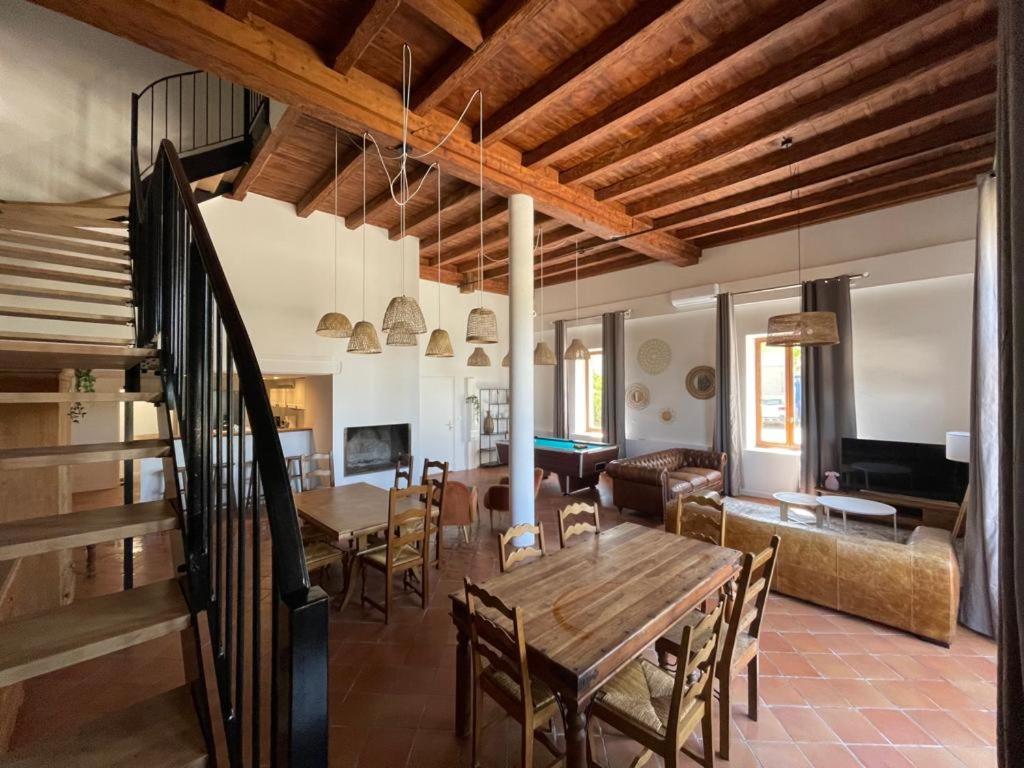 Maison, Canal Du Midi Piscine Homps  Exteriér fotografie