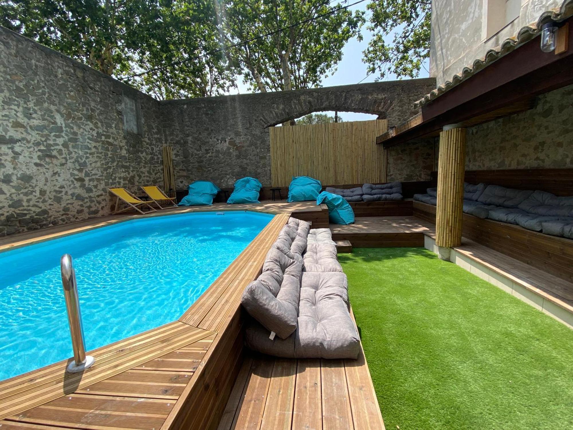 Maison, Canal Du Midi Piscine Homps  Exteriér fotografie